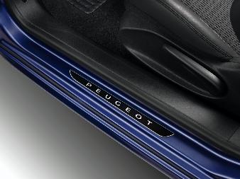 Peugeot 308 Gen. 2 -  Drpanelbeskyttere foran (Sortkrom)